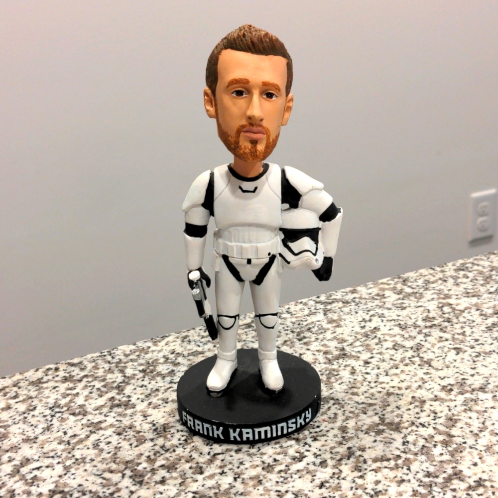 Frank Kaminsky Collectible Star Wars Stormtrooper Bobblehead